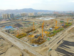 蘭州恒大山水城項(xiàng)目D、E地塊土石方工程施工